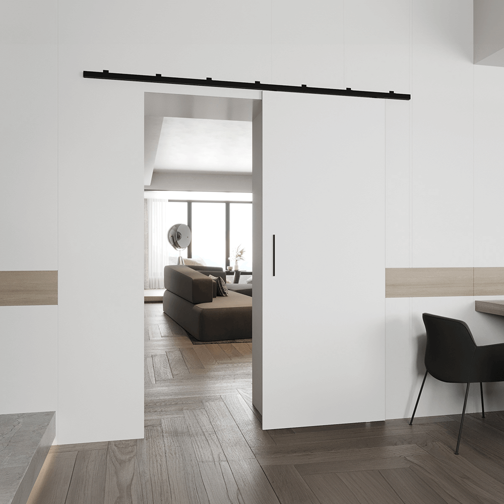 Posuvné dveře, bílá/černá/černá, ZODA 70 1