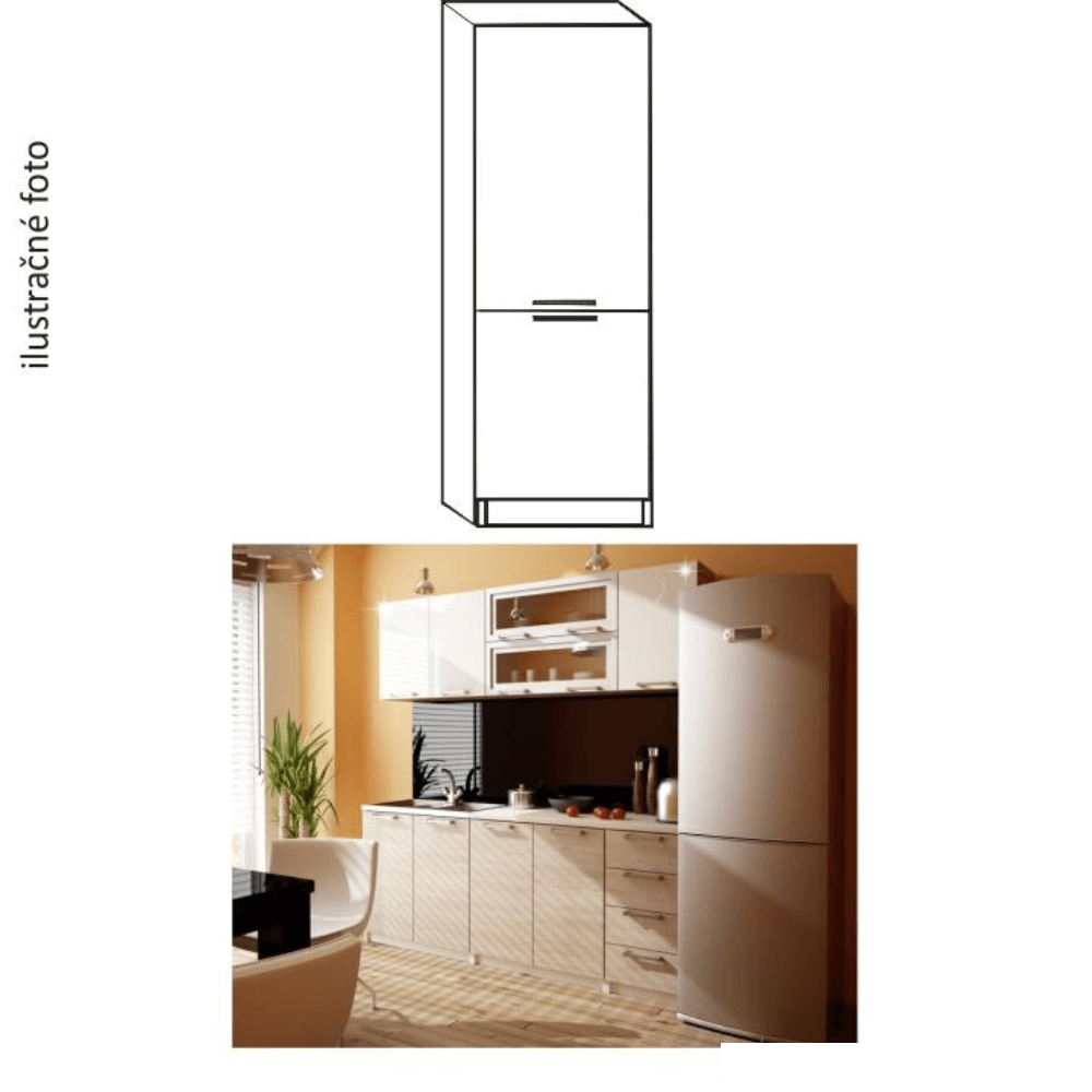 Kuchyňská skříňka, dub sonoma, ITA S-40 P2, poškozené zboží