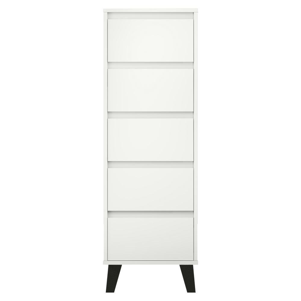 Komoda, biela, BOGAN 5S40