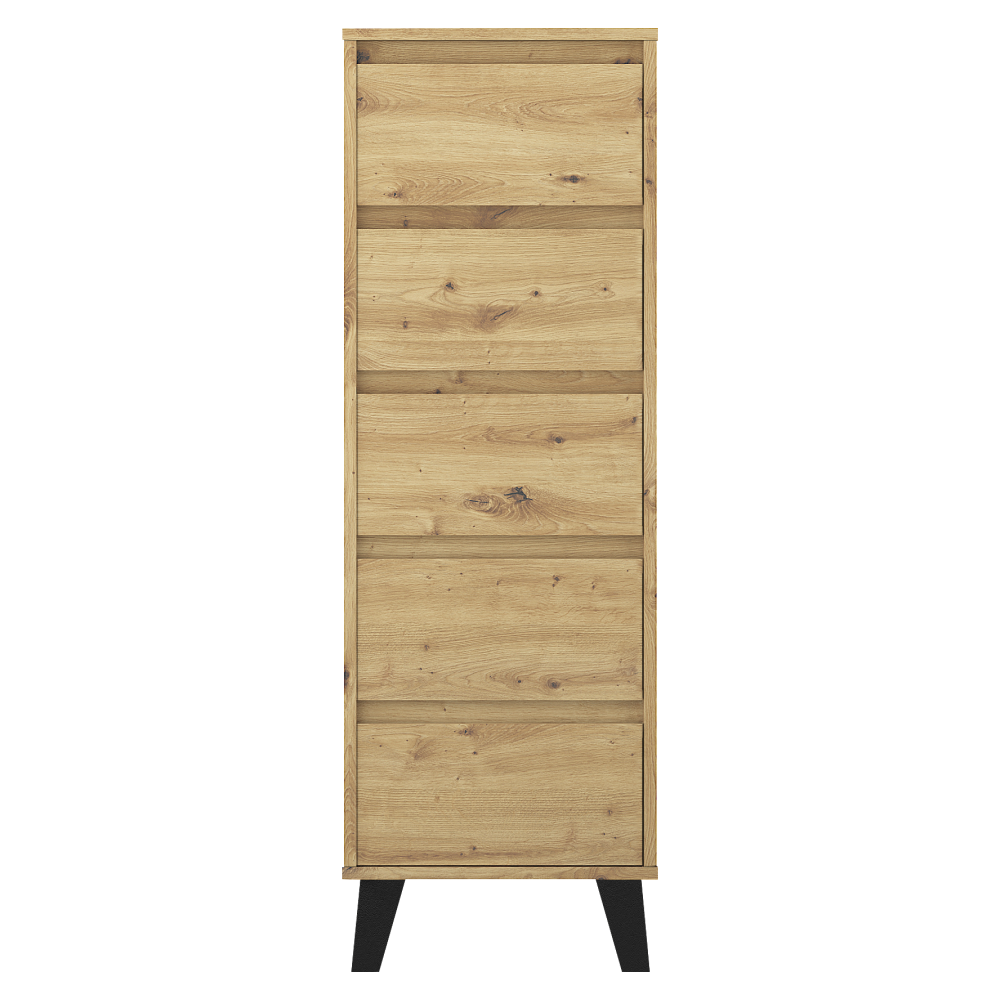 Komoda, dub artisan, BOGAN 5S40