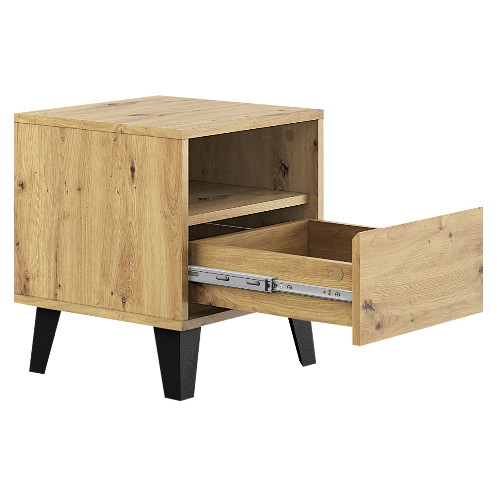 Éjjeliszekrény, artisan tölgy, BOGAN NEW 1S Éjjeliszekrény, artisan tölgy, BOGAN NEW 1S