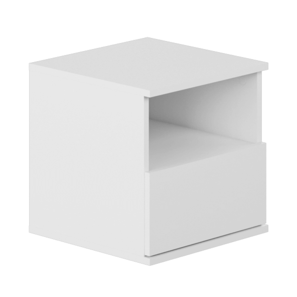 Éjjeliszekrény, fehér, DOLI Éjjeliszekrény, fehér, DOLI