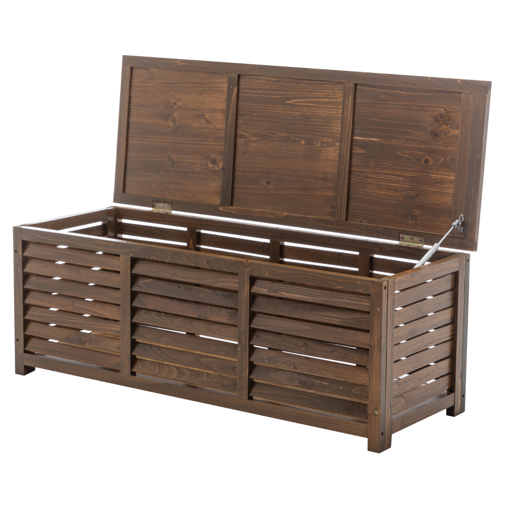 Kerti tárolódoboz, barna, LADAM