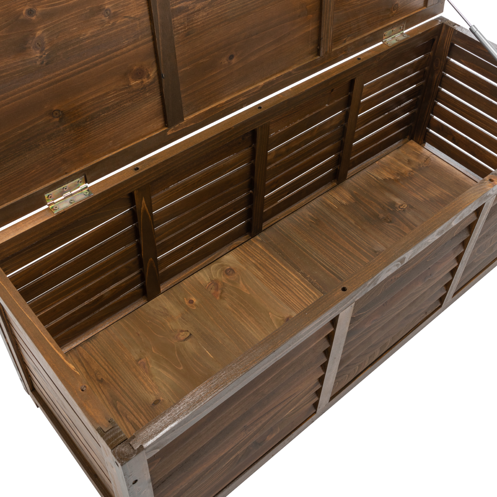 Kerti tárolódoboz, barna, LADAM