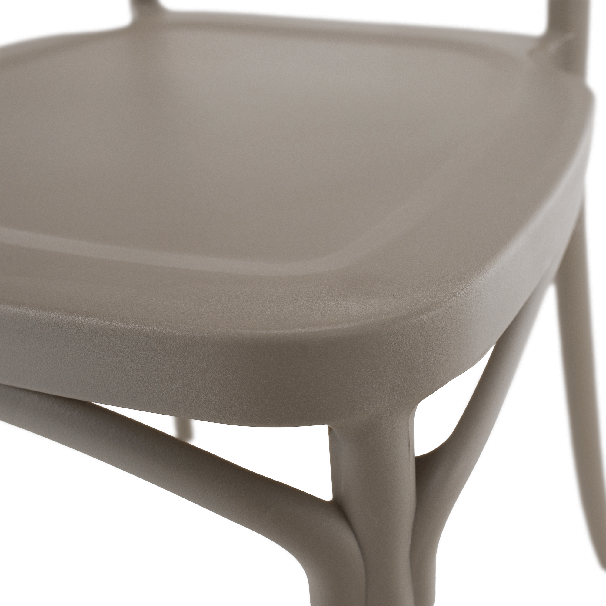 Rakásolható szék, szürkésbarna taupe, SAVITO