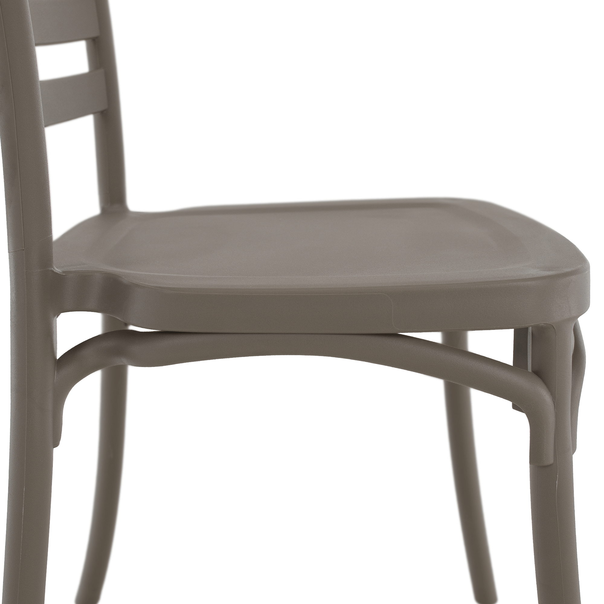 Rakásolható szék, szürkésbarna taupe, SAVITO