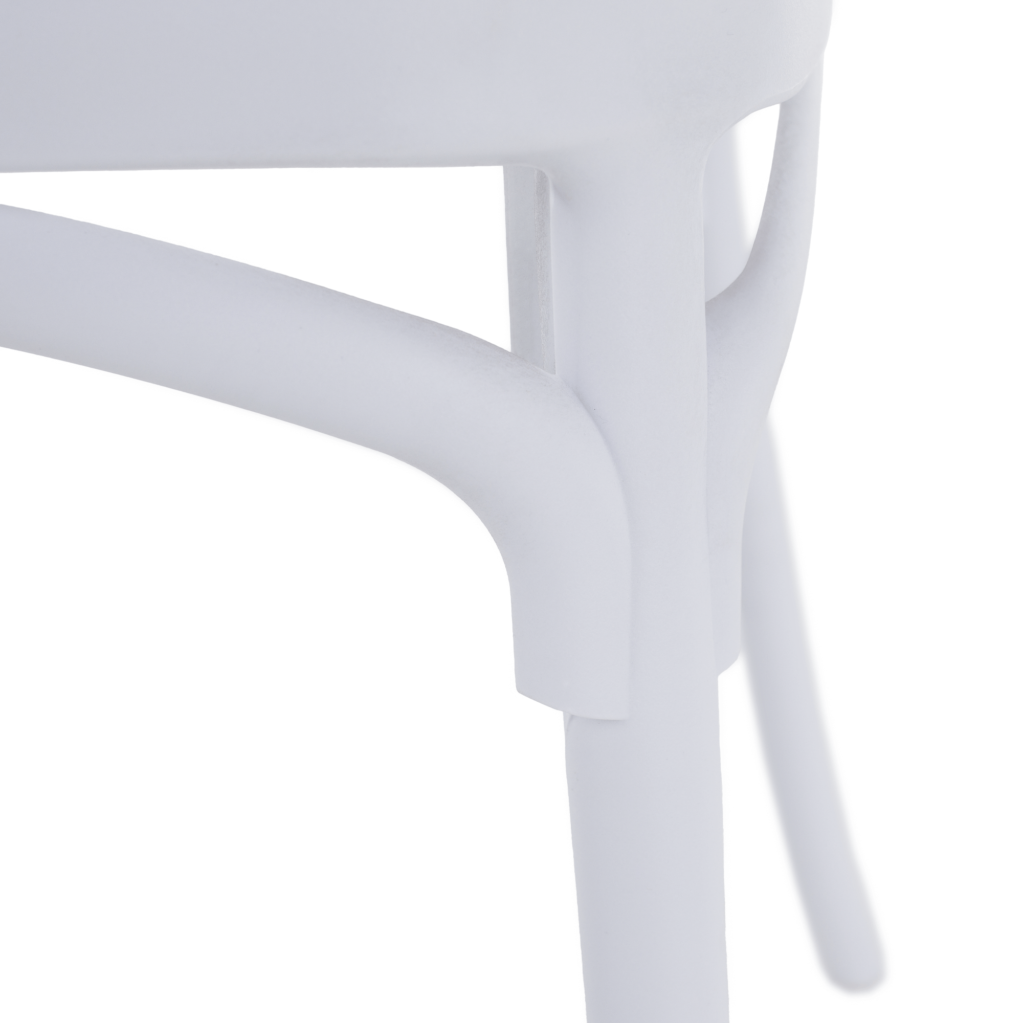 Rakásolható szék, fehér, SAVITO