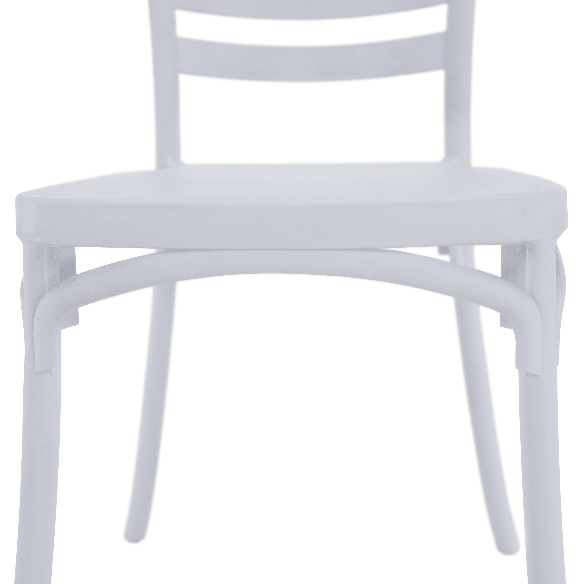 Rakásolható szék, fehér, SAVITO