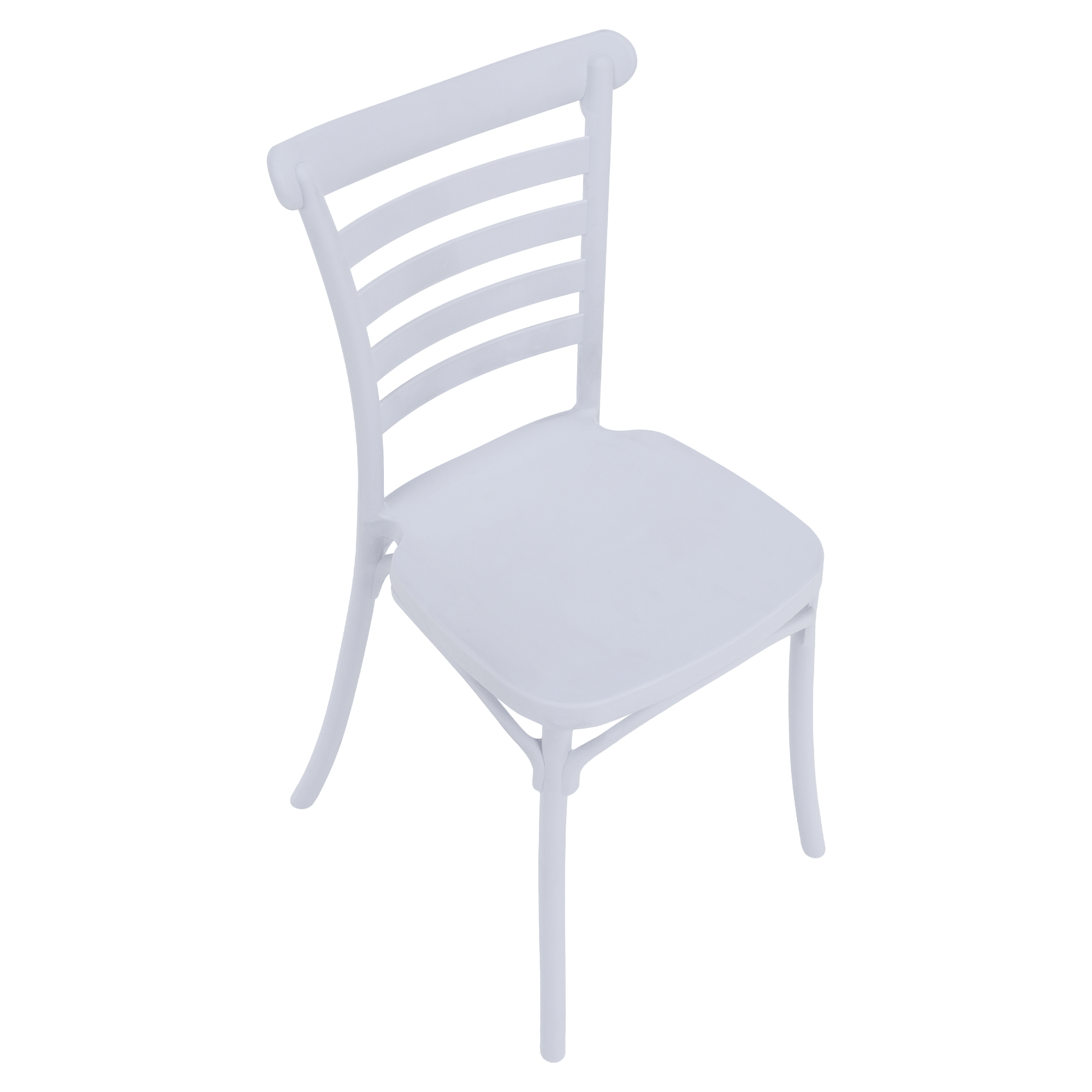 Rakásolható szék, fehér, SAVITO