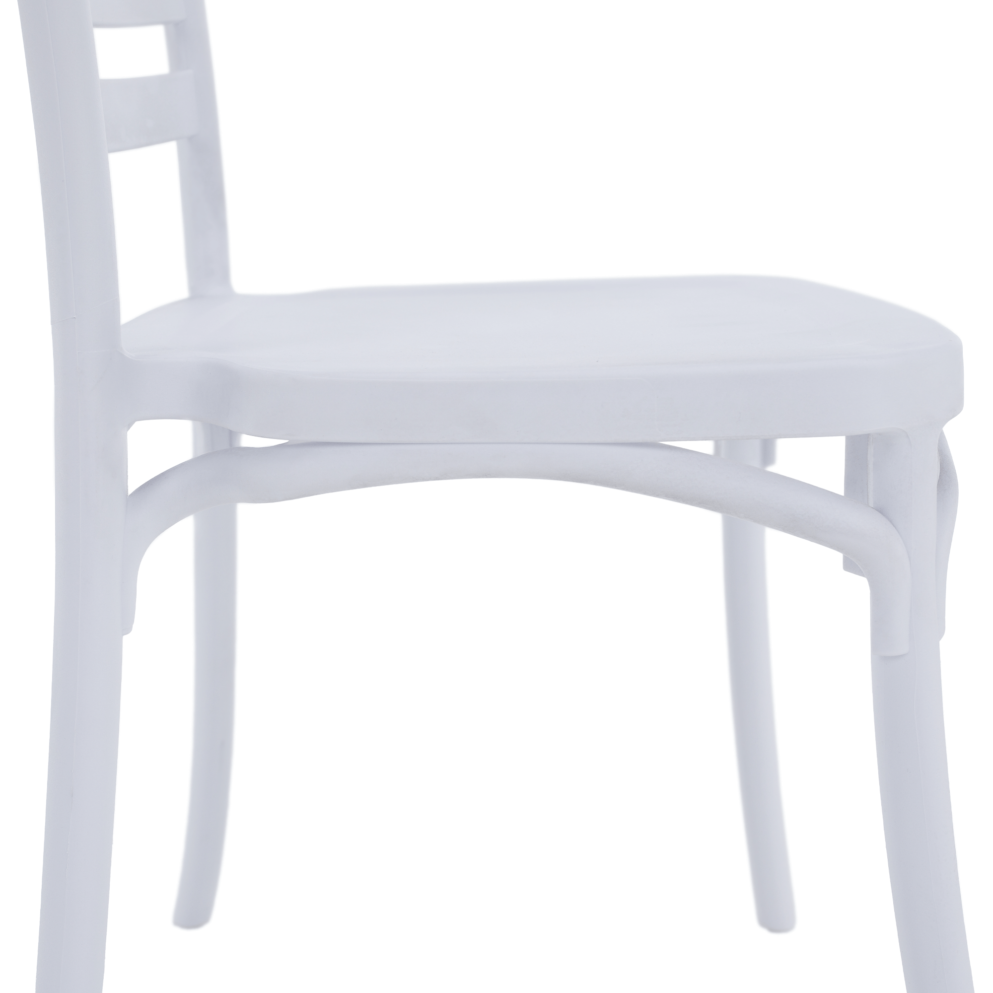 Rakásolható szék, fehér, SAVITO