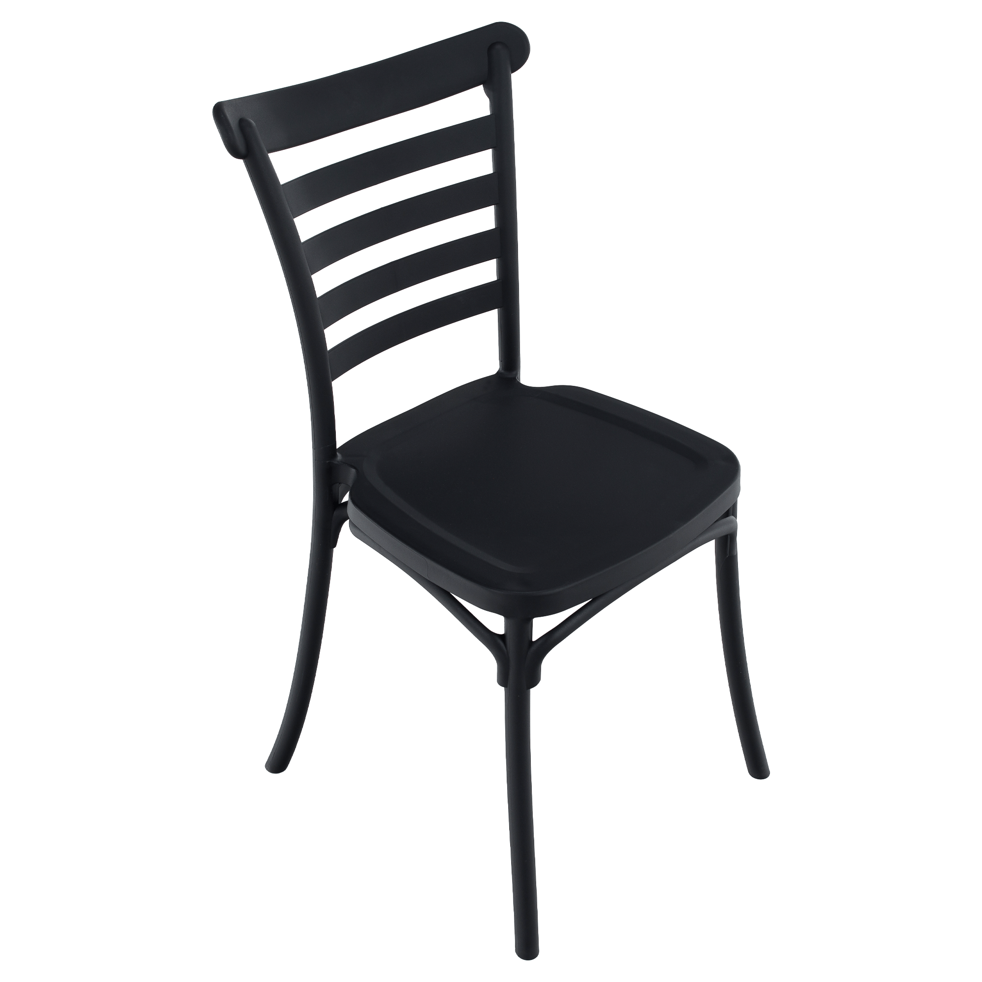 Rakásolható szék, fekete, SAVITO