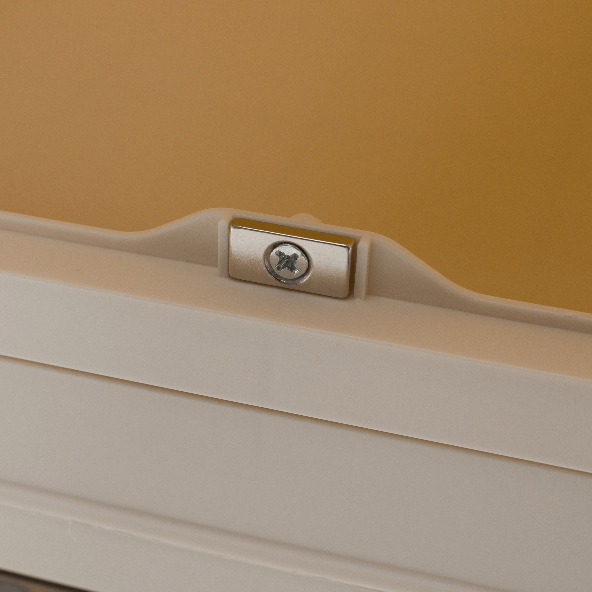 Összecsukható szekrény, fehér/barna, műanyag, POSA TYP 1