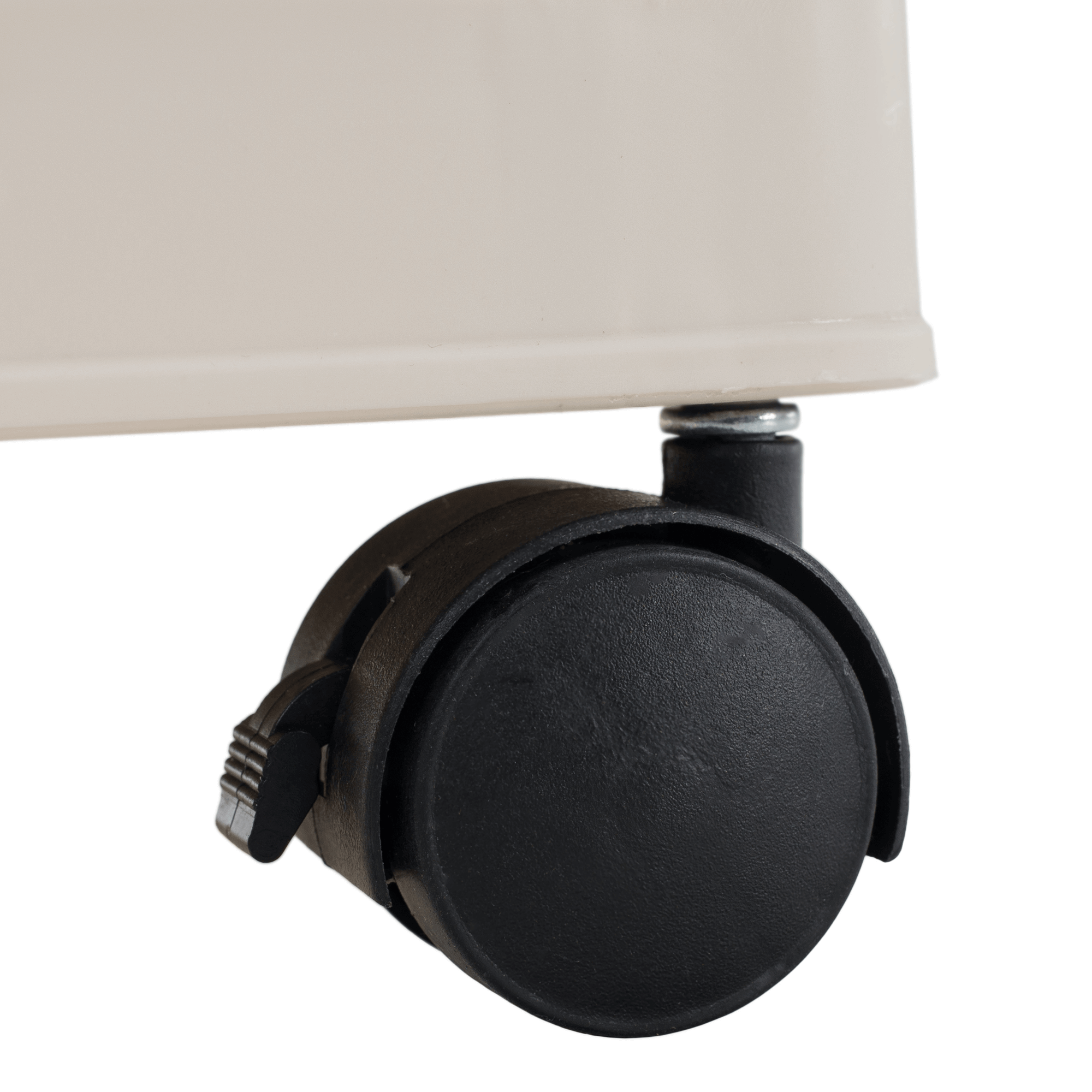 Összecsukható szekrény, fehér/barna, műanyag, POSA TYP 2