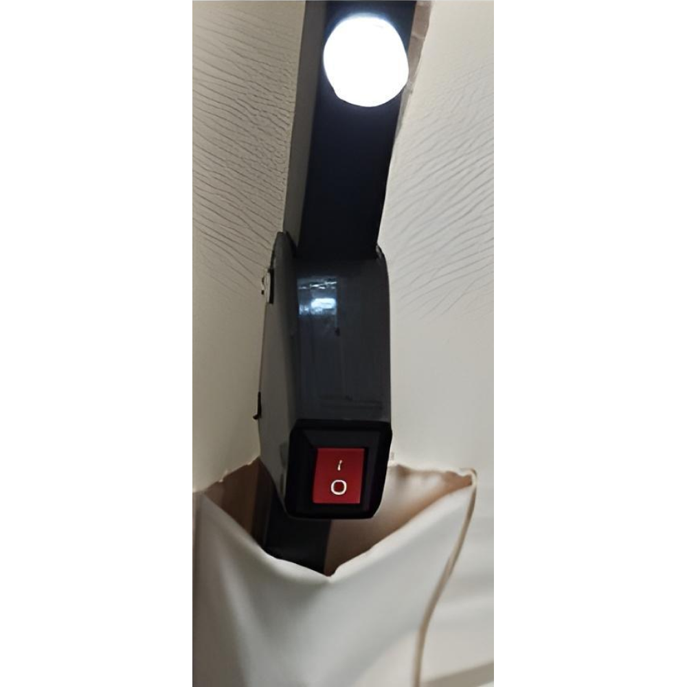 Záhradný LED slnečník, béžová, 3 m, LINDAN