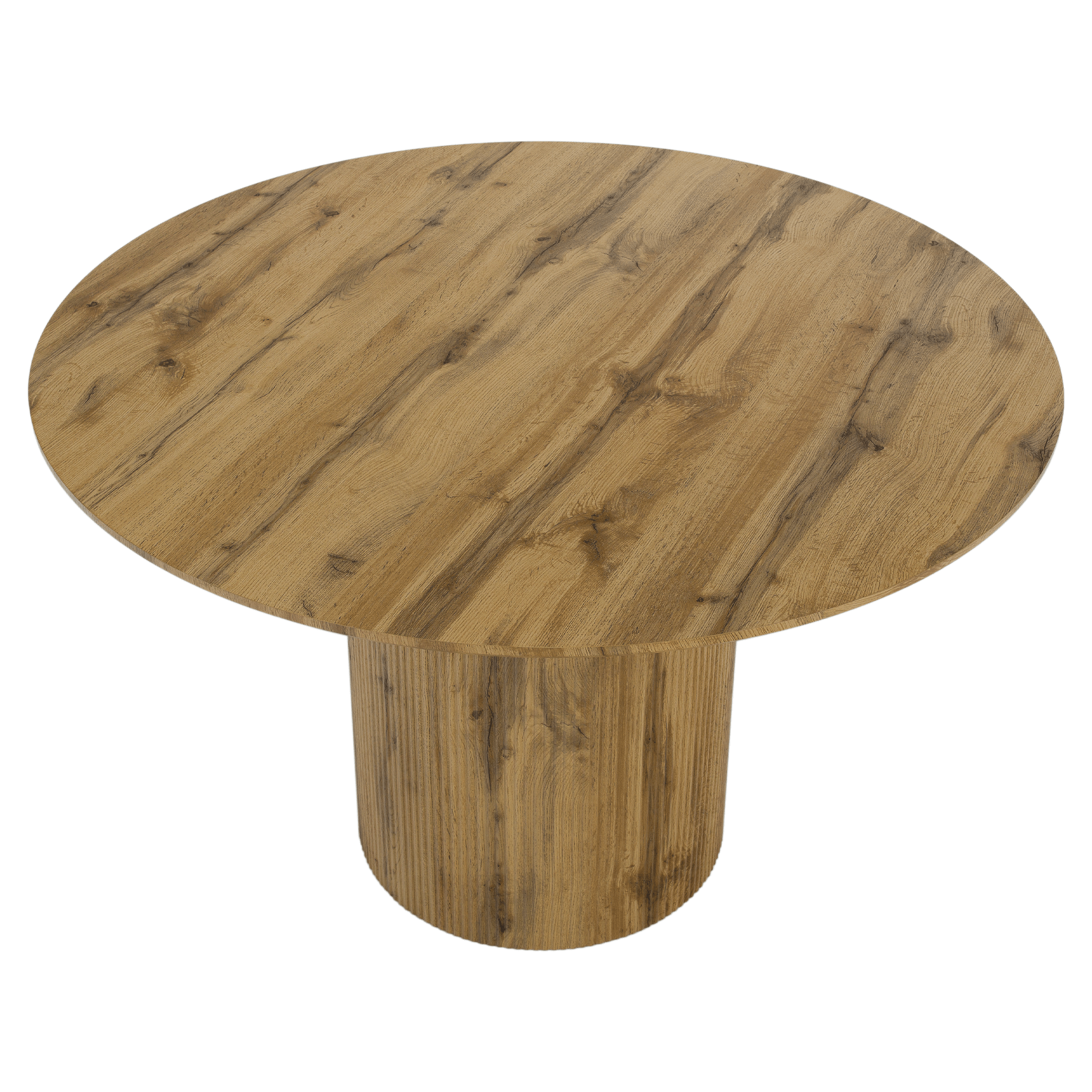 Jedálenský stôl, dub, priemer 120 cm, MAHIR TYP 2