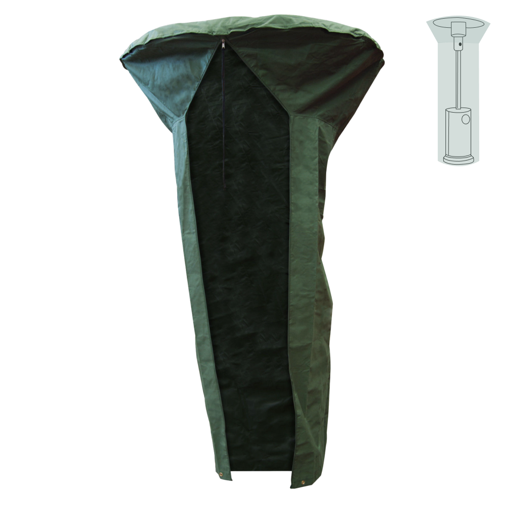 Ochranný obal na plynový ohřívač, 56x179 cm, zelená, KAVER TYP 9