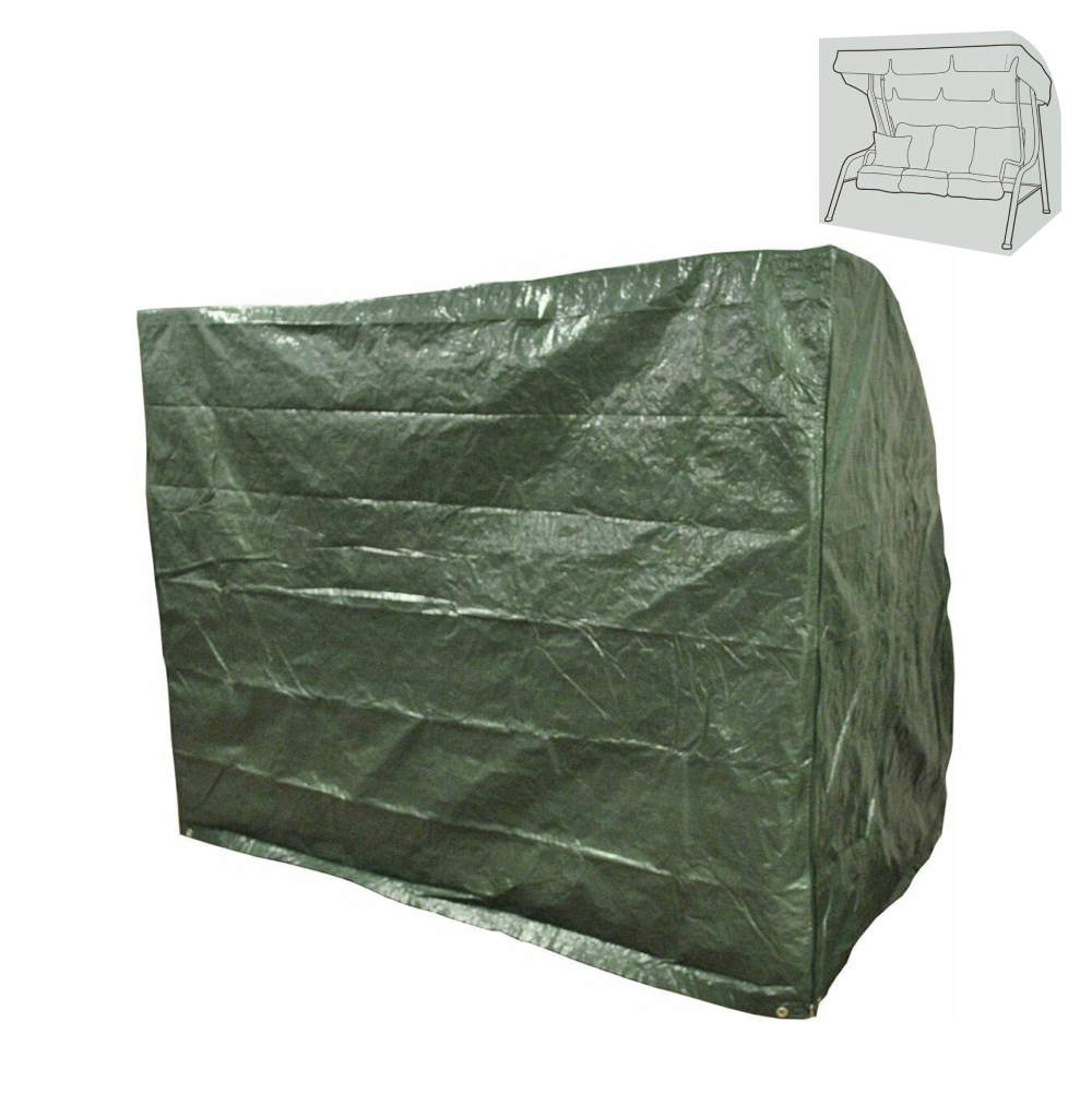 Védőhuzat kerti hintához, 220x150x170 cm, zöld, KAVER TYP 28