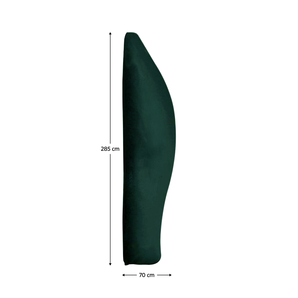 Ochranný obal na záhradný slnečník, 70x285 cm, zelená, KAVER TYP 42