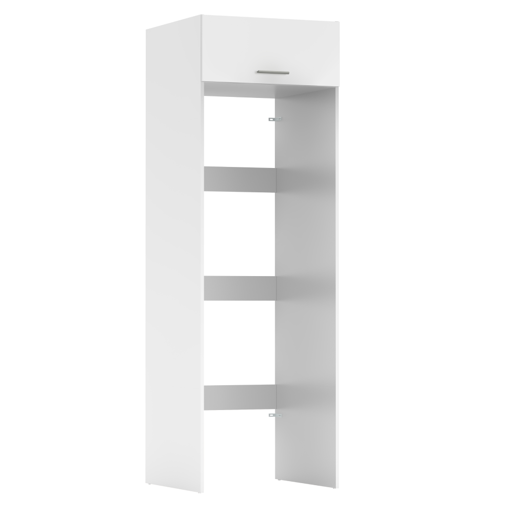 Skrinka nad práčku a sušičku, biela, JERGI