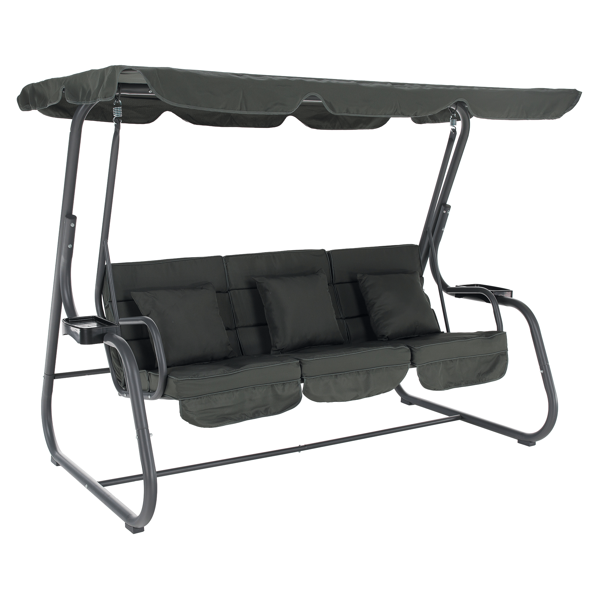 Kerti hinta, sötétszürke, MIJA Kerti hinta, sötétszürke, MIJA