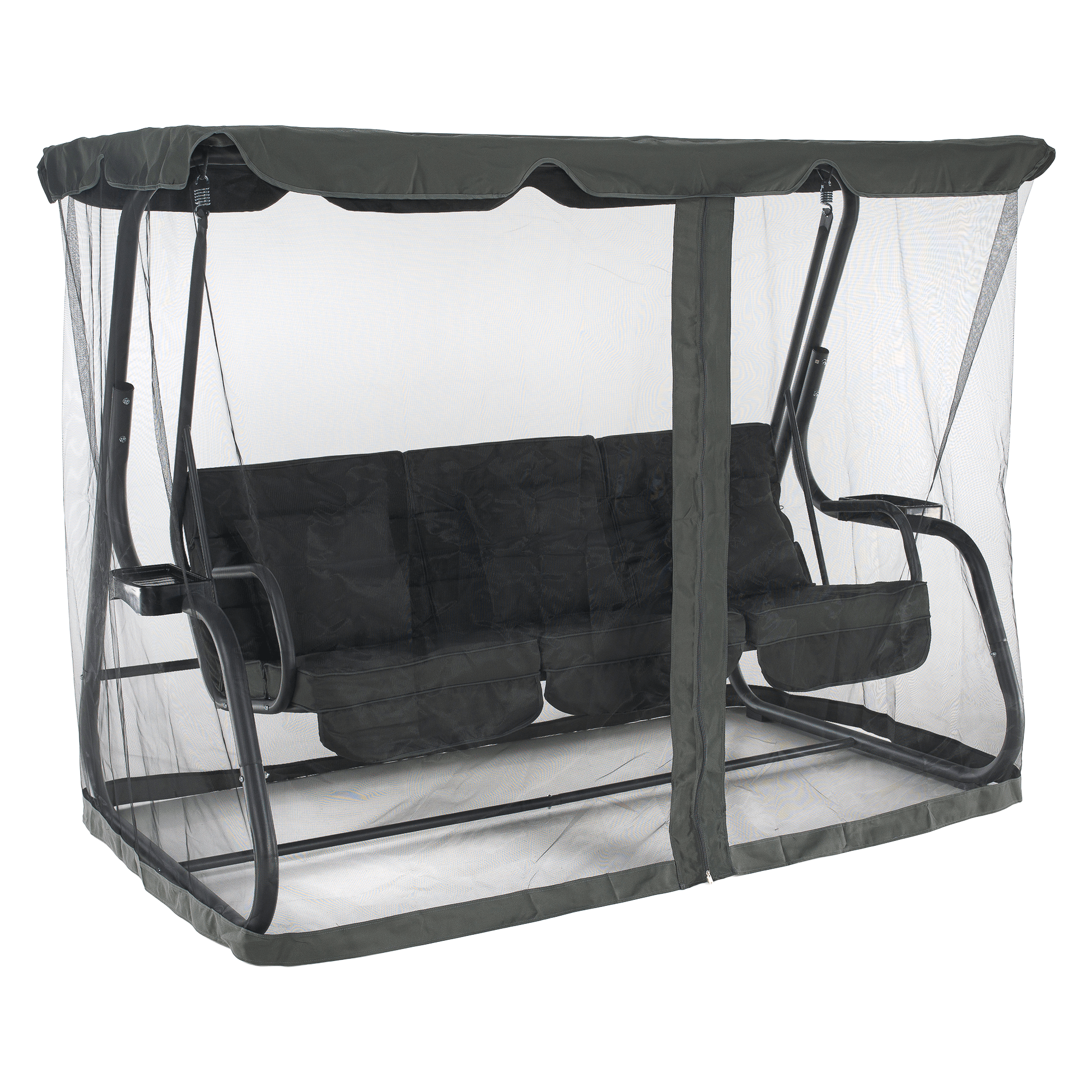 Kerti hinta, sötétszürke, MIJA Kerti hinta, sötétszürke, MIJA