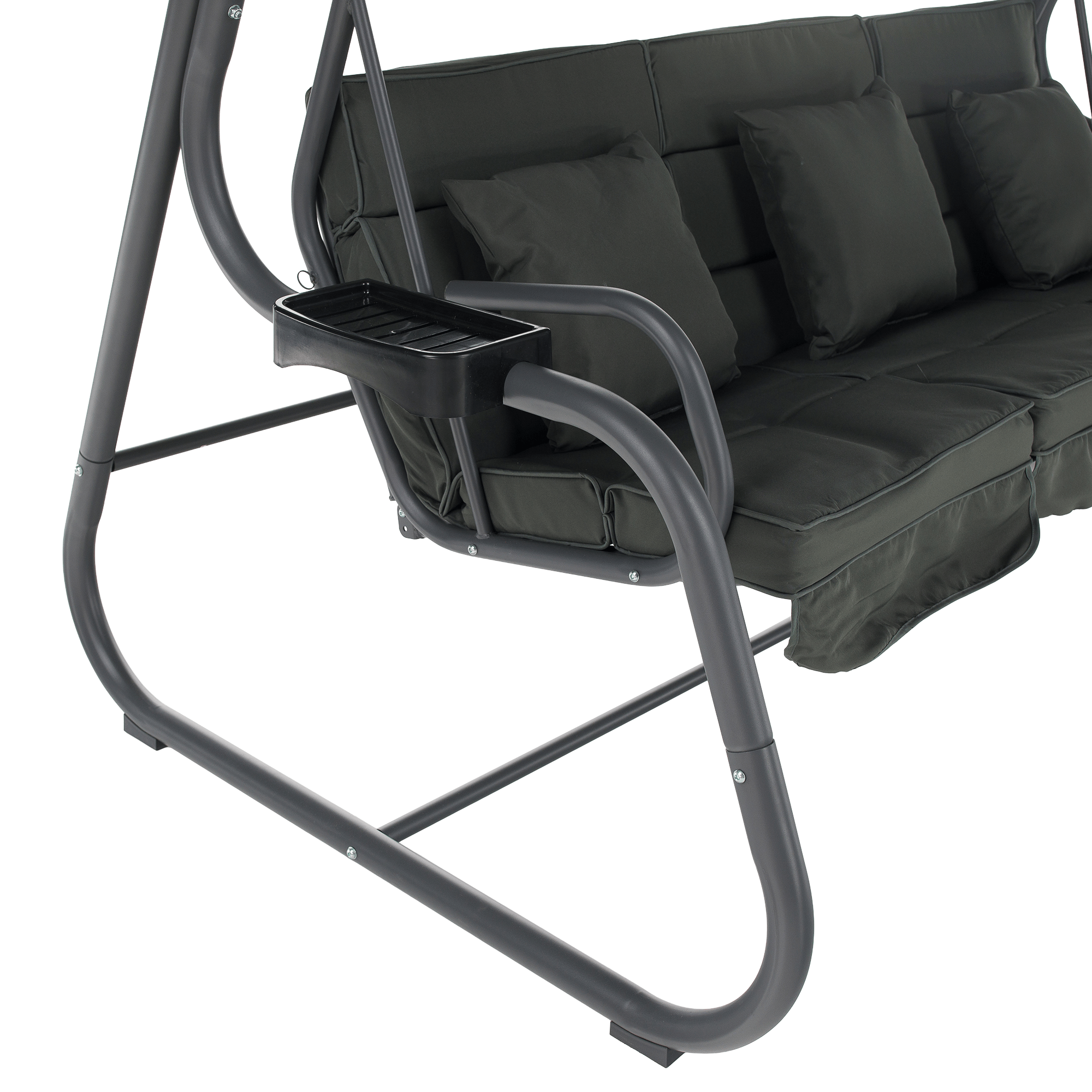 Kerti hinta, sötétszürke, MIJA Kerti hinta, sötétszürke, MIJA