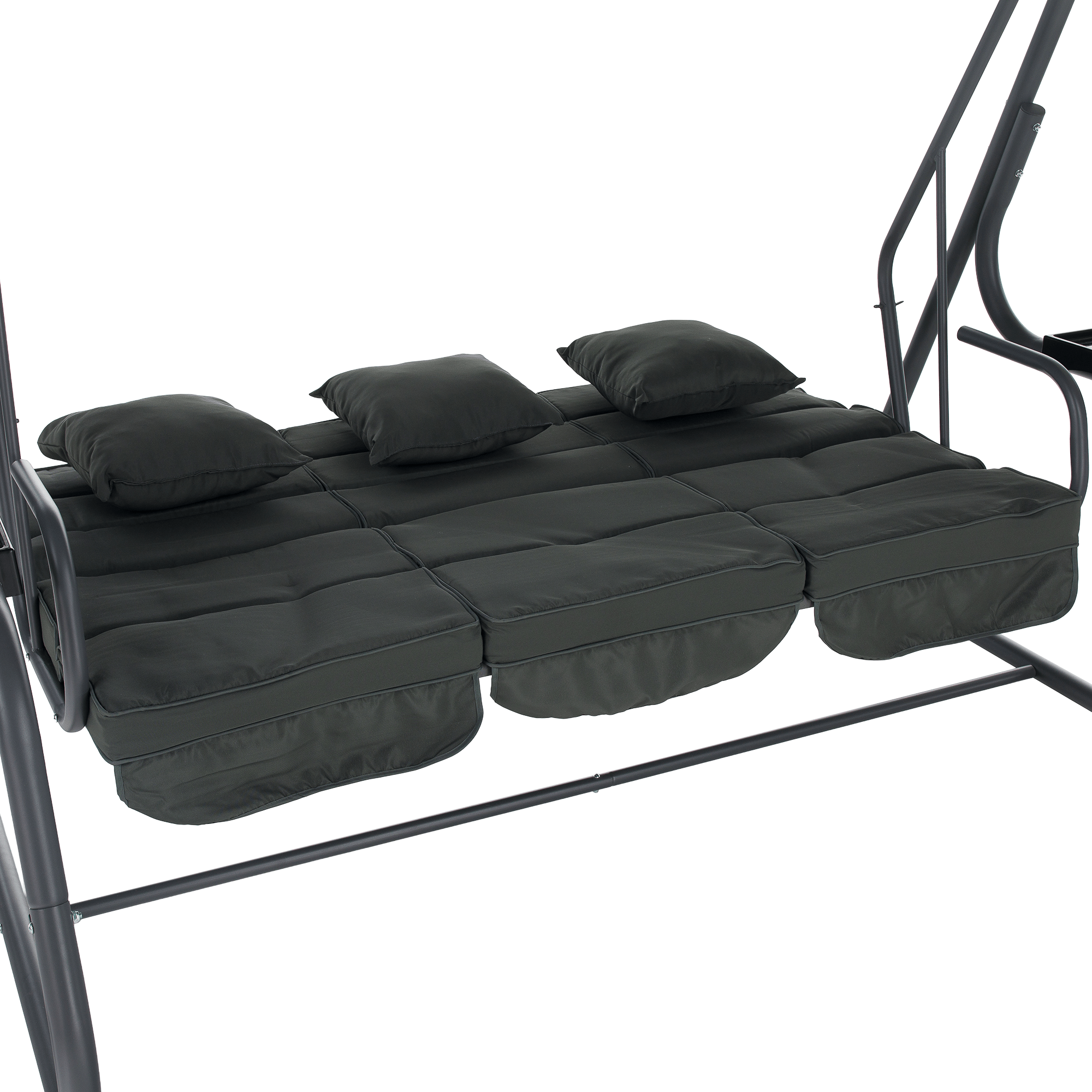 Kerti hinta, sötétszürke, MIJA Kerti hinta, sötétszürke, MIJA