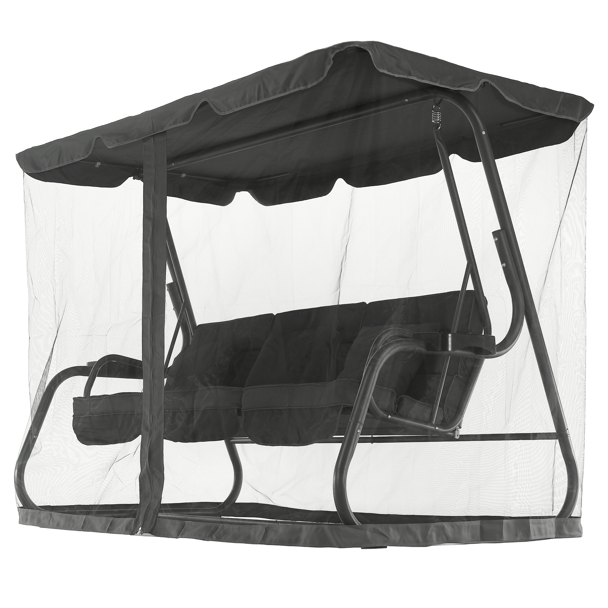 Kerti hinta, sötétszürke, MIJA Kerti hinta, sötétszürke, MIJA