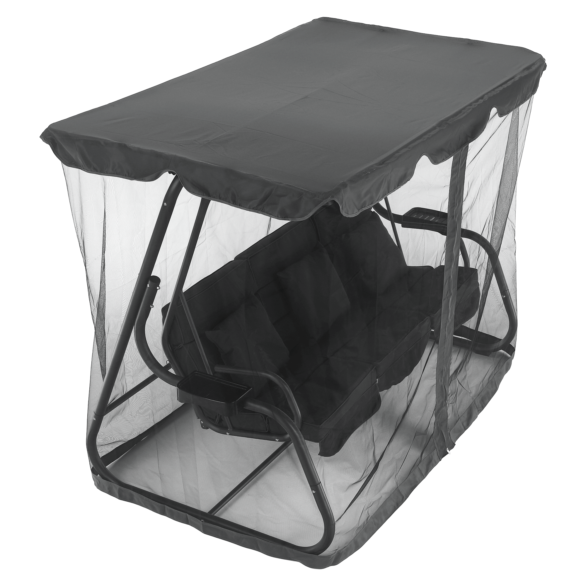 Kerti hinta, sötétszürke, MIJA Kerti hinta, sötétszürke, MIJA