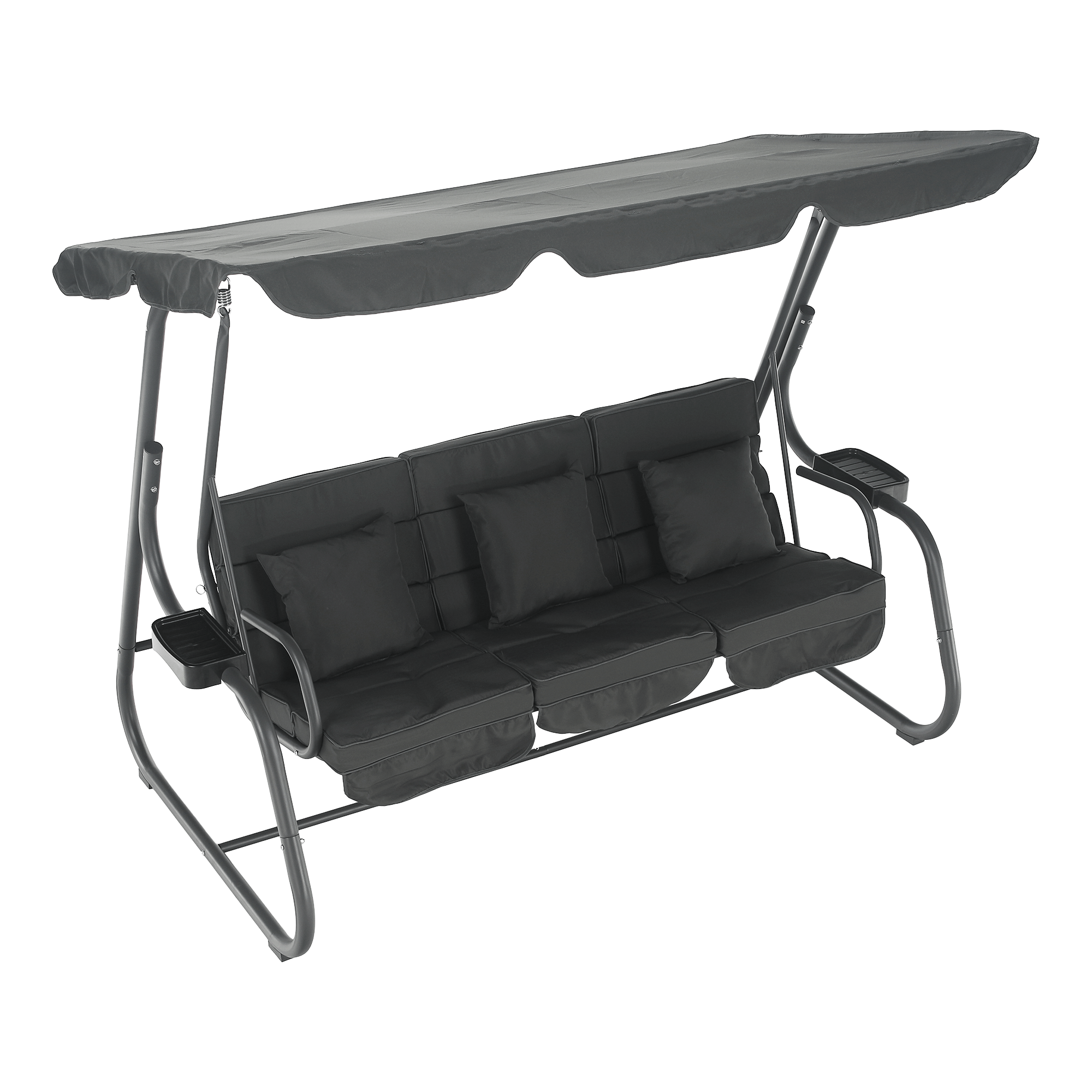 Kerti hinta, sötétszürke, MIJA Kerti hinta, sötétszürke, MIJA