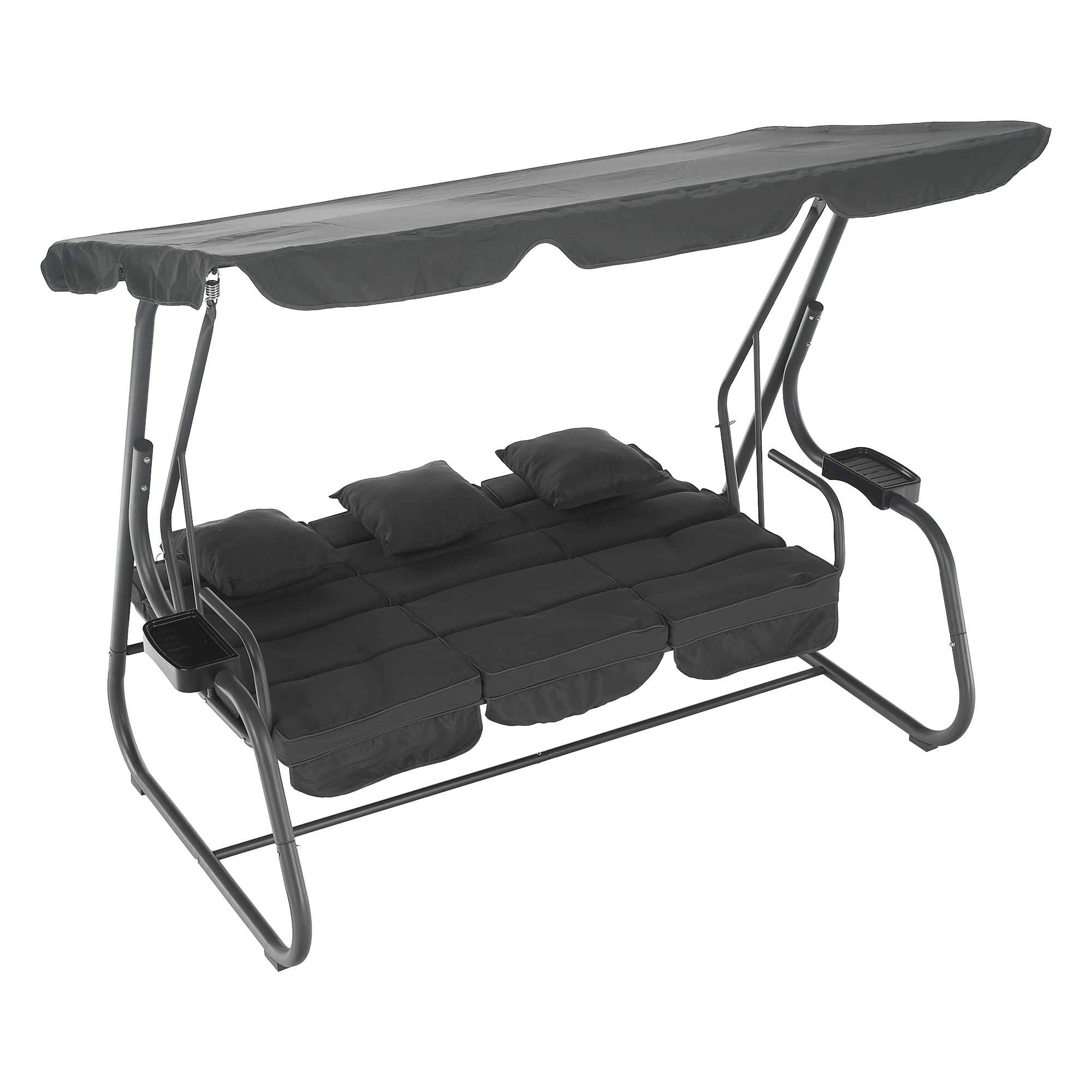 Kerti hinta, sötétszürke, MIJA Kerti hinta, sötétszürke, MIJA