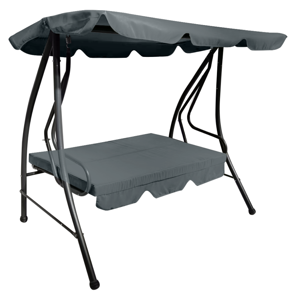 Záhradná hojdačka, sivá, KEMI