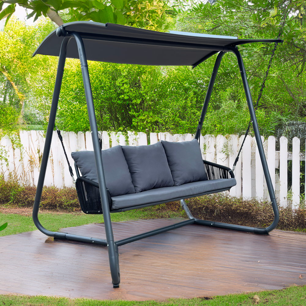 Kerti hinta, szürke/sötétszürke, JAIRA Kerti hinta, szürke/sötétszürke, JAIRA