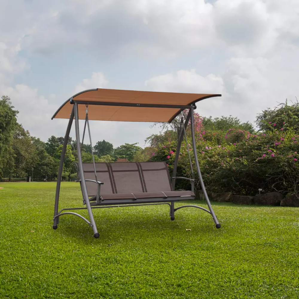 Kerti hinta, barna/sötétszürke, LAMIA Kerti hinta, barna/sötétszürke, LAMIA