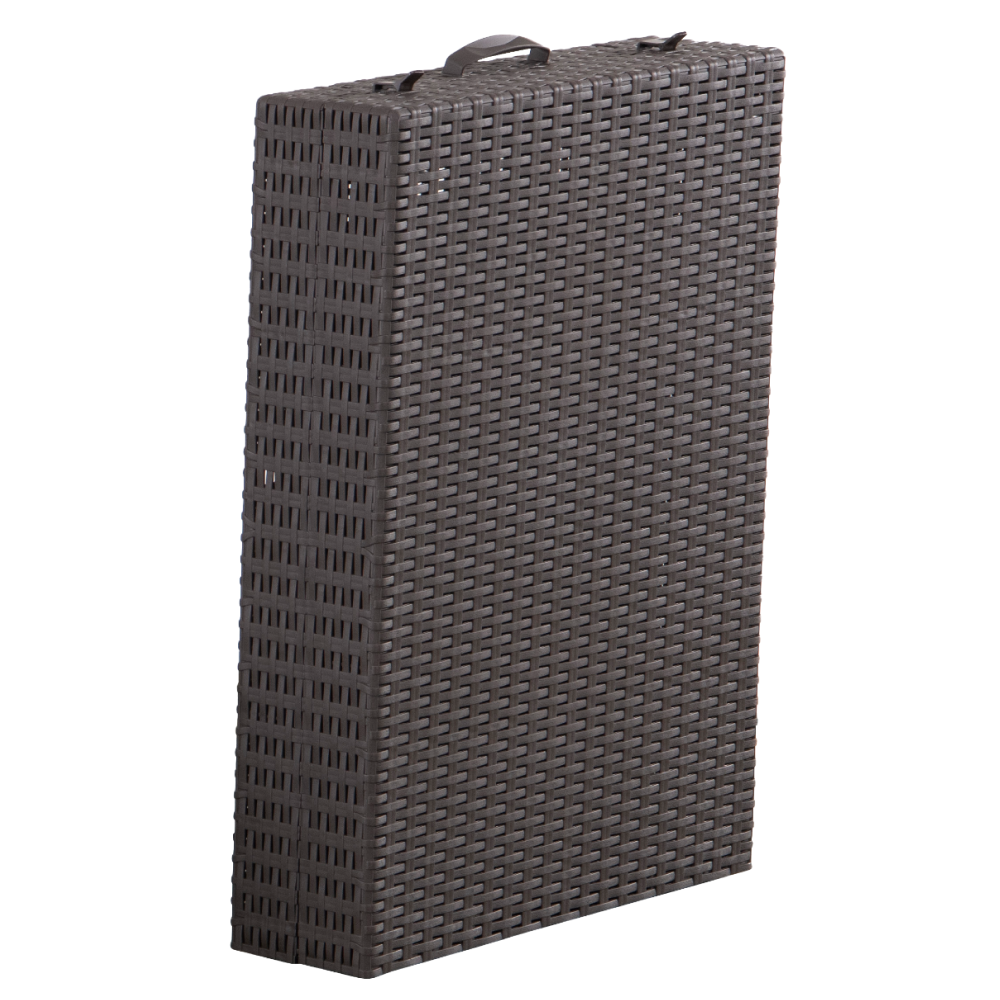 Kerti állítható nyugágy, barna, ZAMA