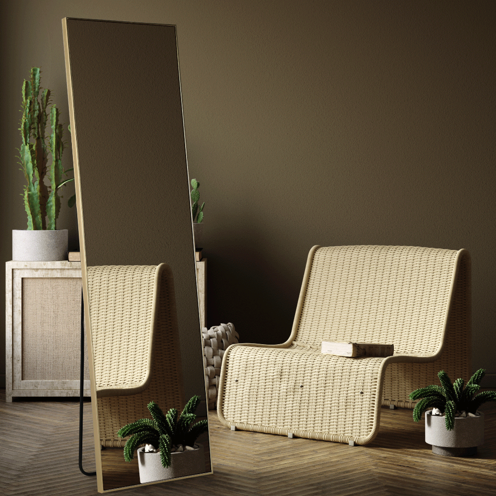 Álló tükor, arany, LUSET NEW Álló tükor, arany, LUSET NEW