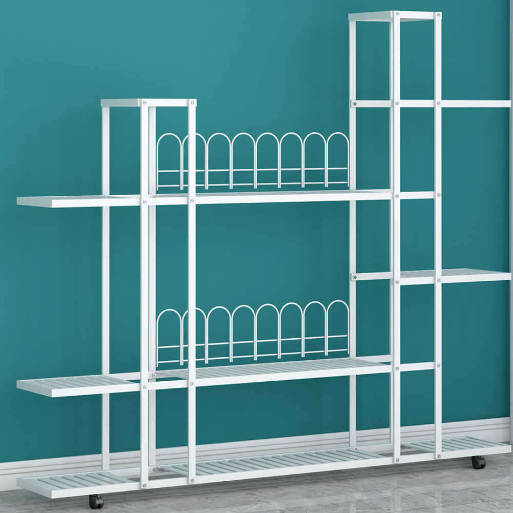 Regál, biela, LASKIA