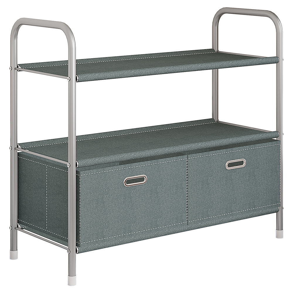 Polcállvány, szürke, METODA