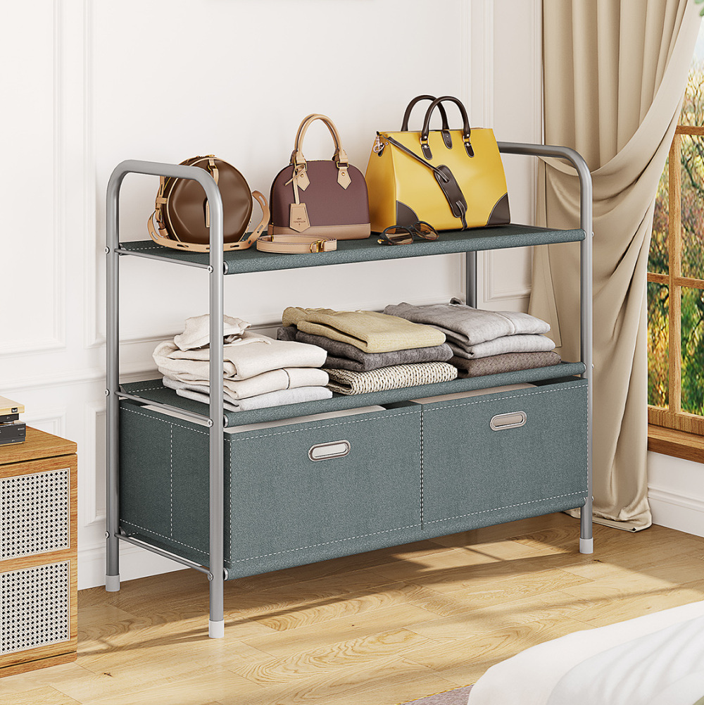 Polcállvány, szürke, METODA