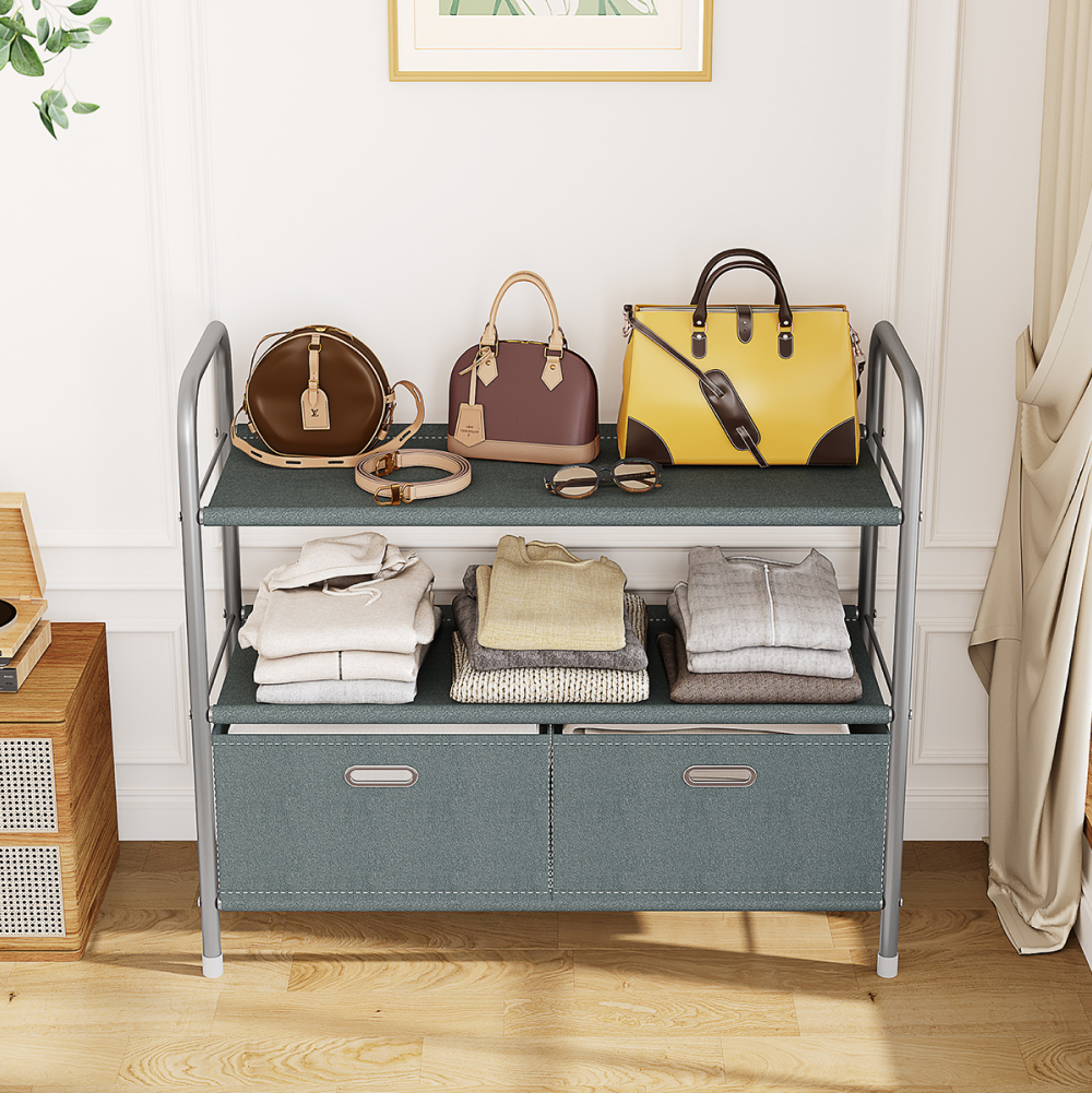 Polcállvány, szürke, METODA