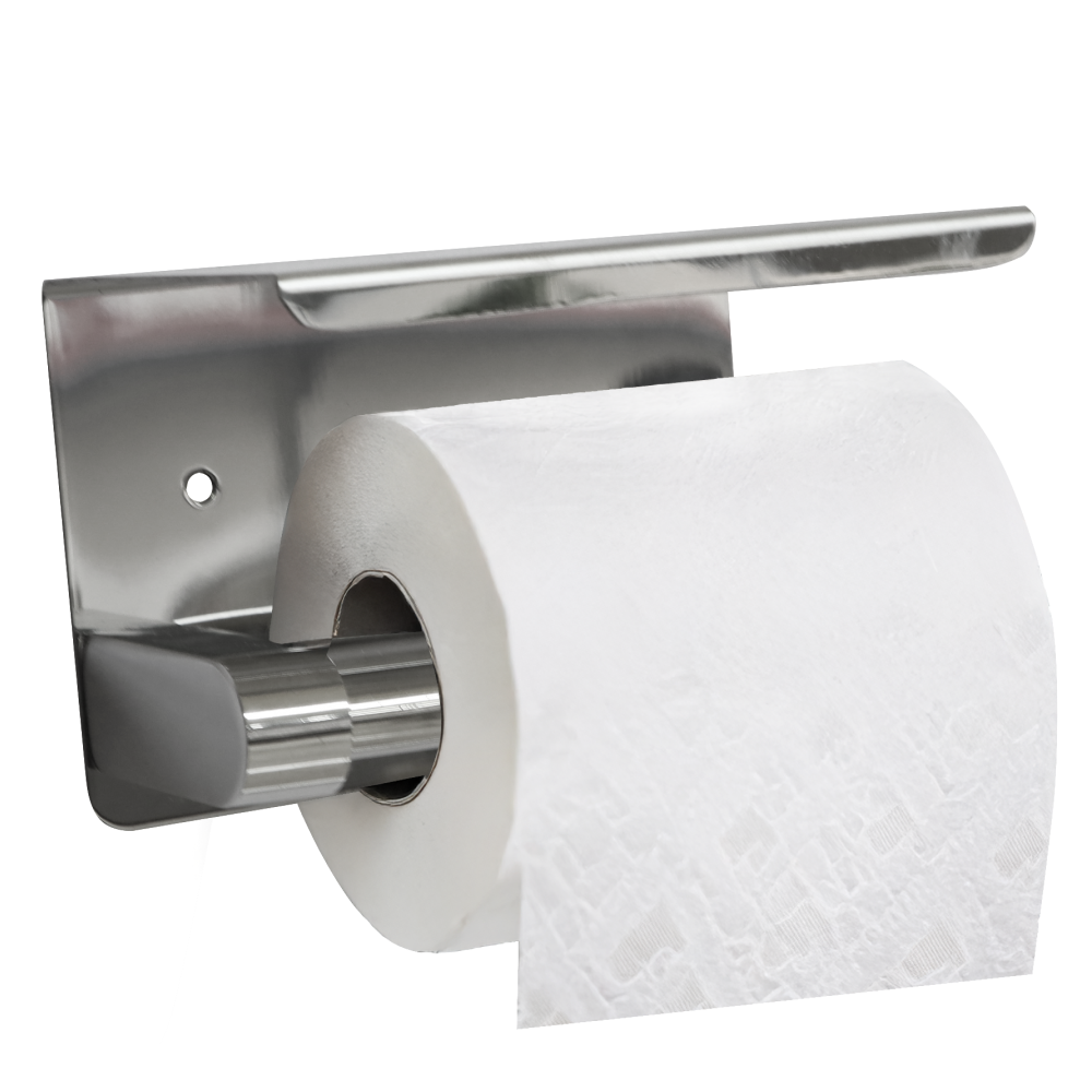 WC-papír tartó, ezüst, MEKER