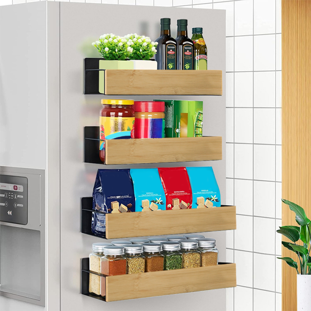 Polcok, 4 db, barna/fekete, ZOBER TYP 1 Polcok, 4 db, barna/fekete, ZOBER TYP 1