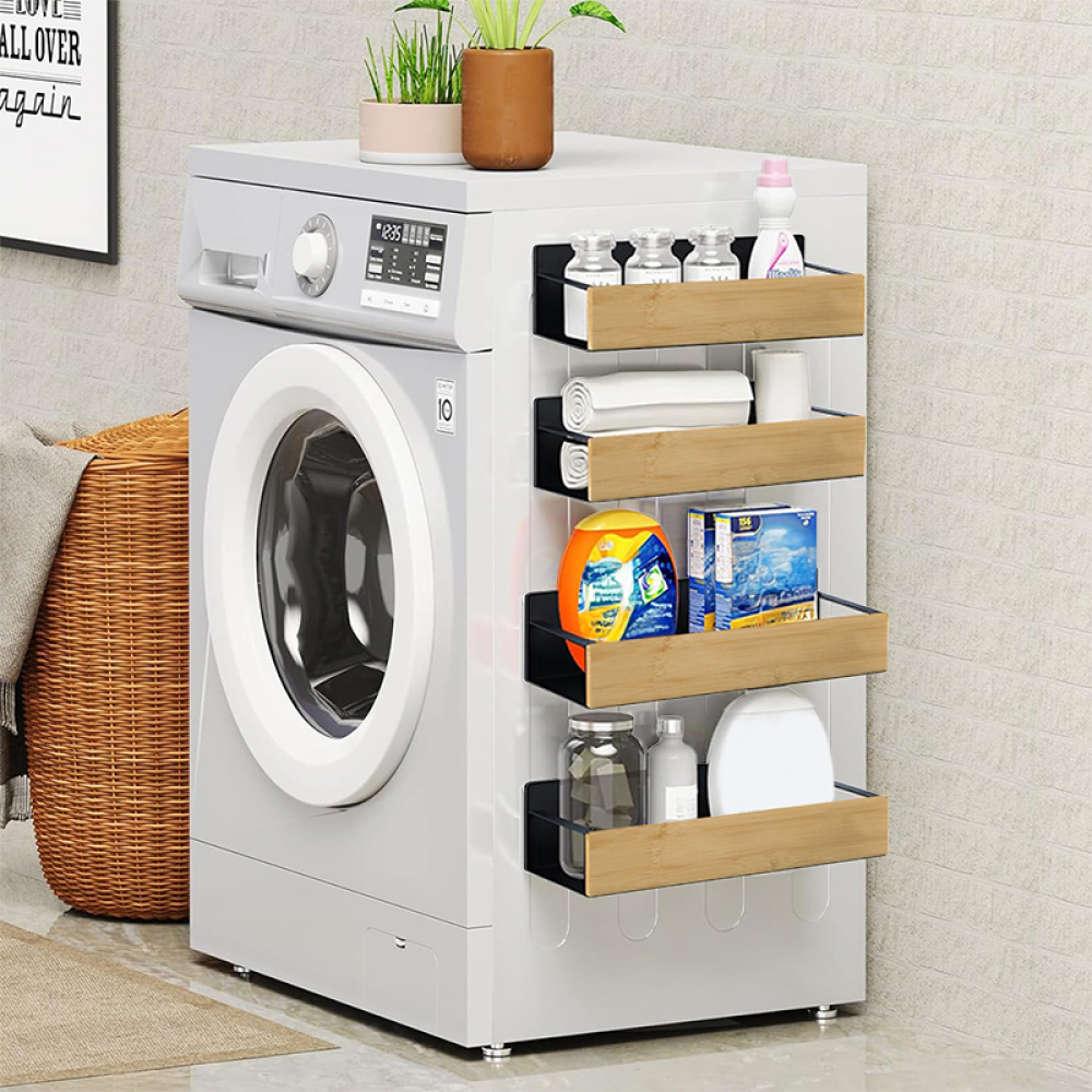 Polcok, 4 db, barna/fekete, ZOBER TYP 1 Polcok, 4 db, barna/fekete, ZOBER TYP 1