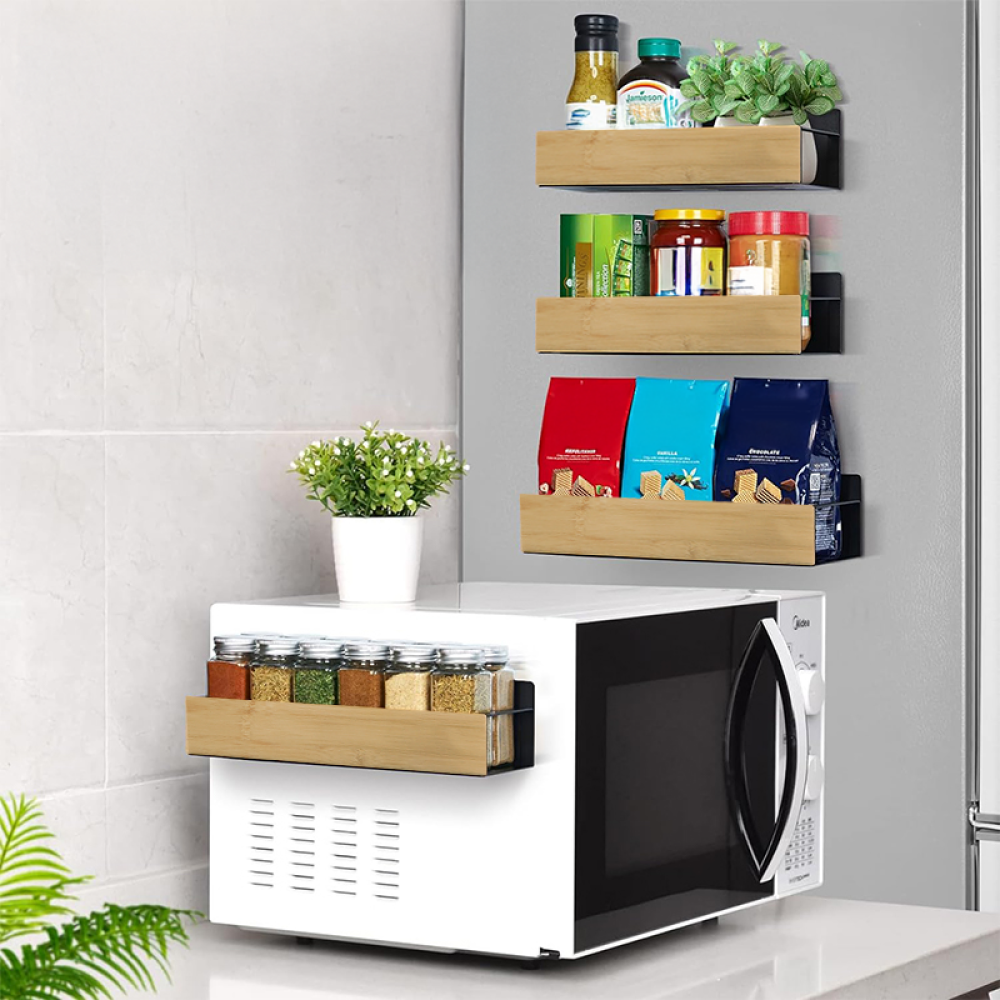 Polcok, 4 db, barna/fekete, ZOBER TYP 1 Polcok, 4 db, barna/fekete, ZOBER TYP 1