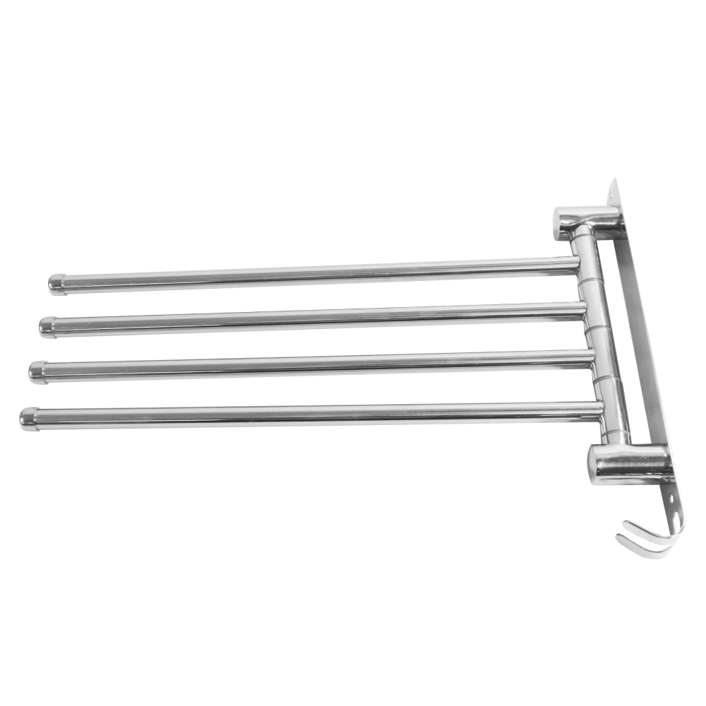 Törülközőtartó, ezüst, HOLDER