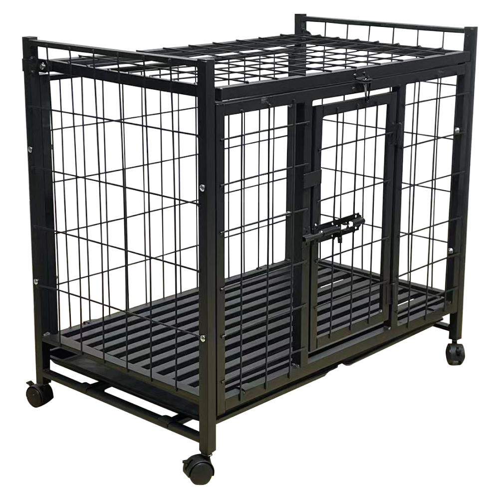 Klec pro psa, černá, KLECATA