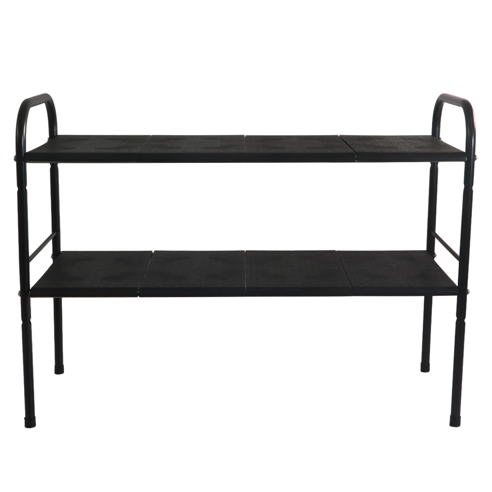 Állítható polcállvány, fekete, SOMER