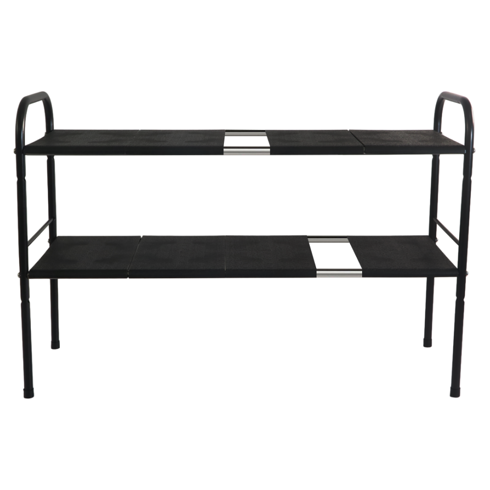 Állítható polcállvány, fekete, SOMER