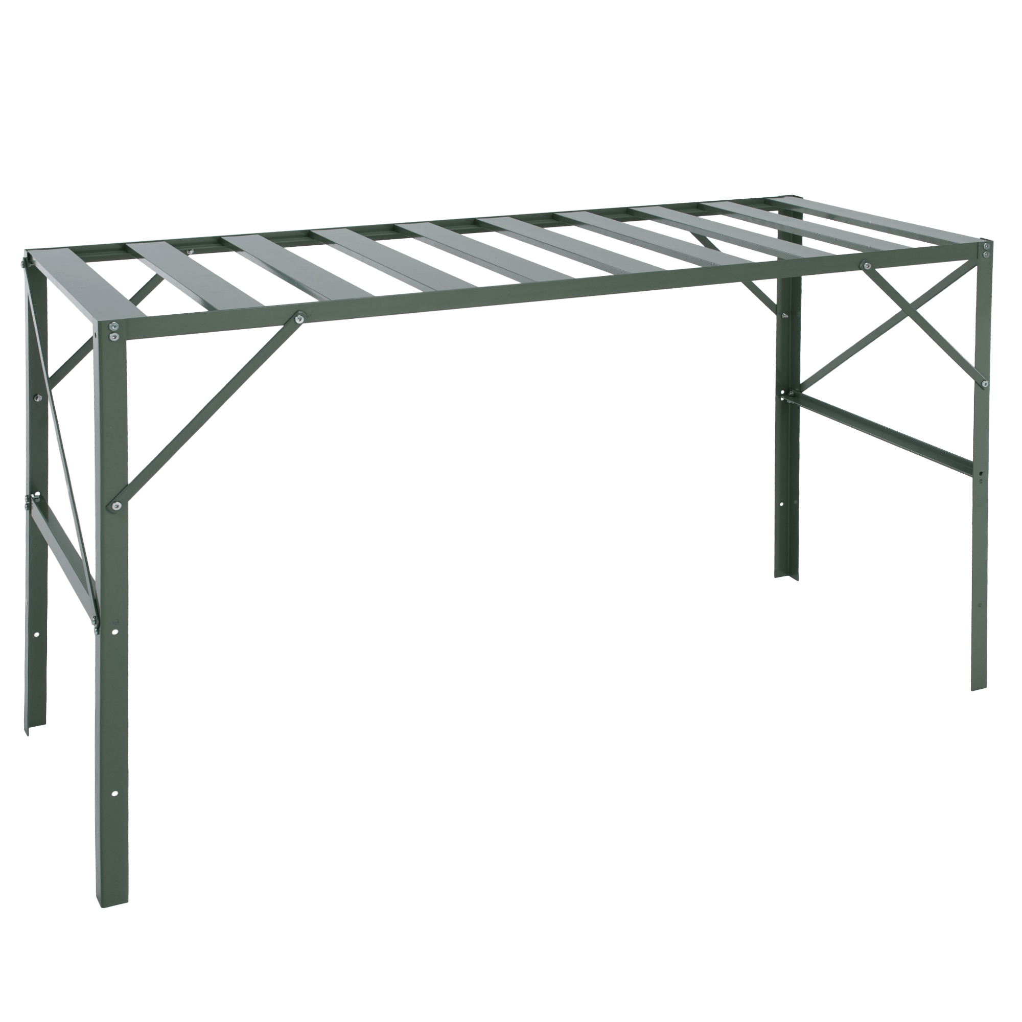 Regál do skleníka, zelená, DARZIN NEW TYP 1