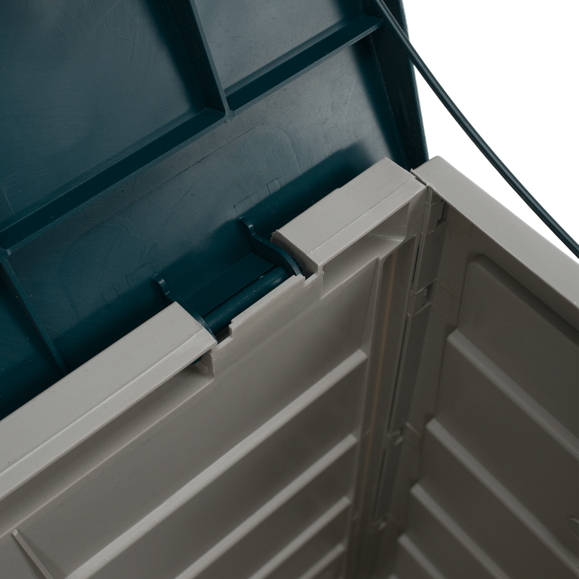 Kerti tárolódoboz, szürke/zöld, KORTEZ